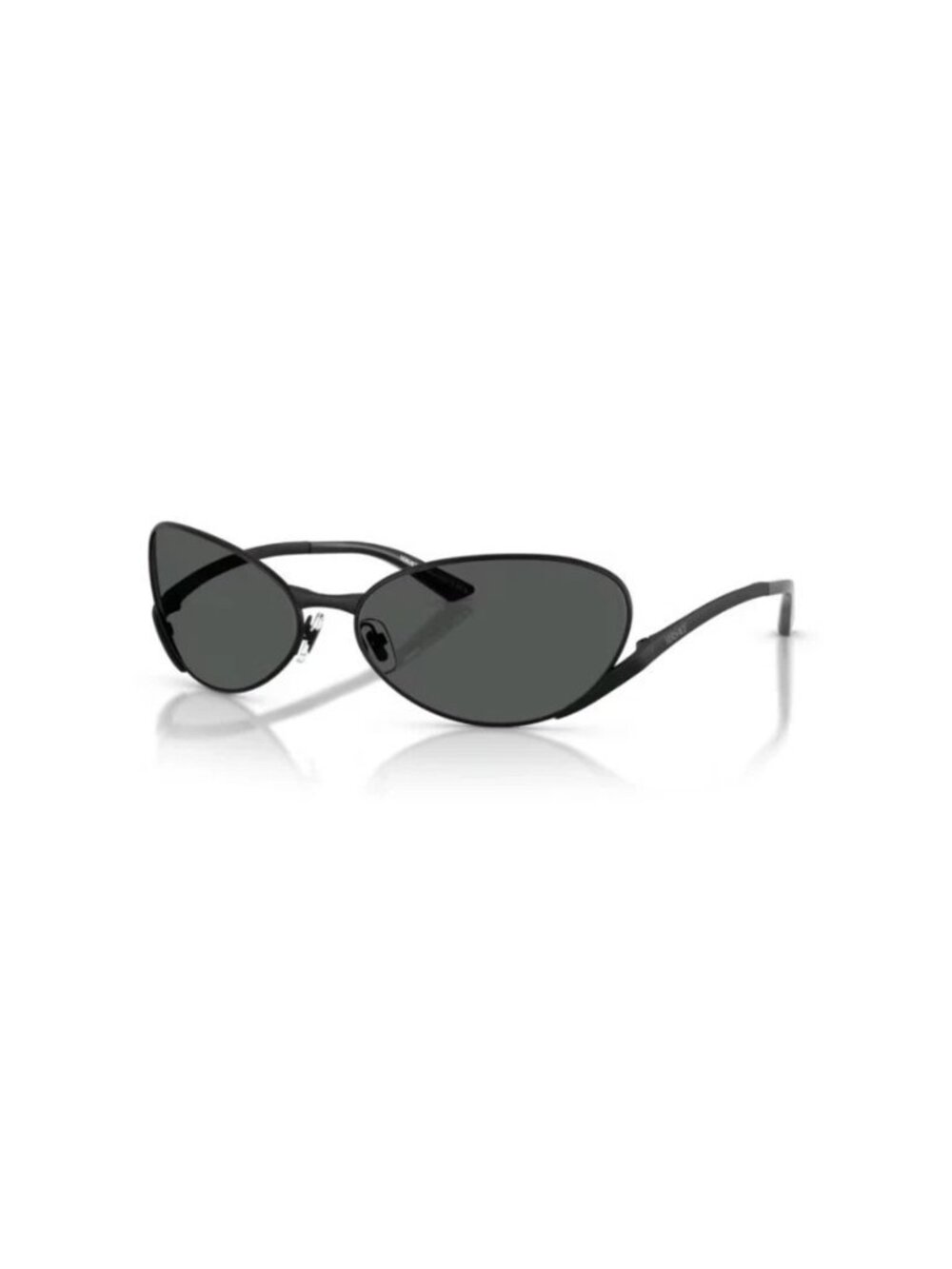 Versace 0VE2285 143687 Matte Black/Dark Grey Oval Men's Sunglasses